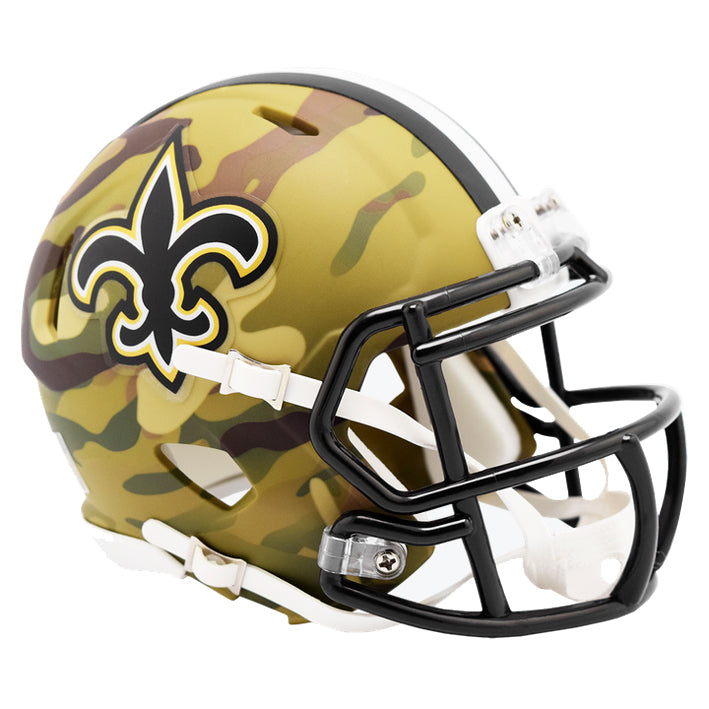 Minicasco New Orleans Saints Speed Riddell Camuflaje