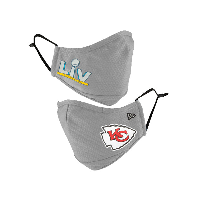 Cubrebocas Kansas City Chiefs Face Mask Super Bowl LV New Era