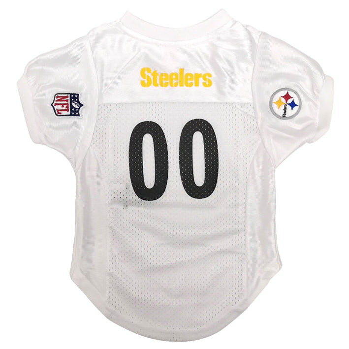 Jersey para Perro Pittsburgh Steelers Pets First Blanco