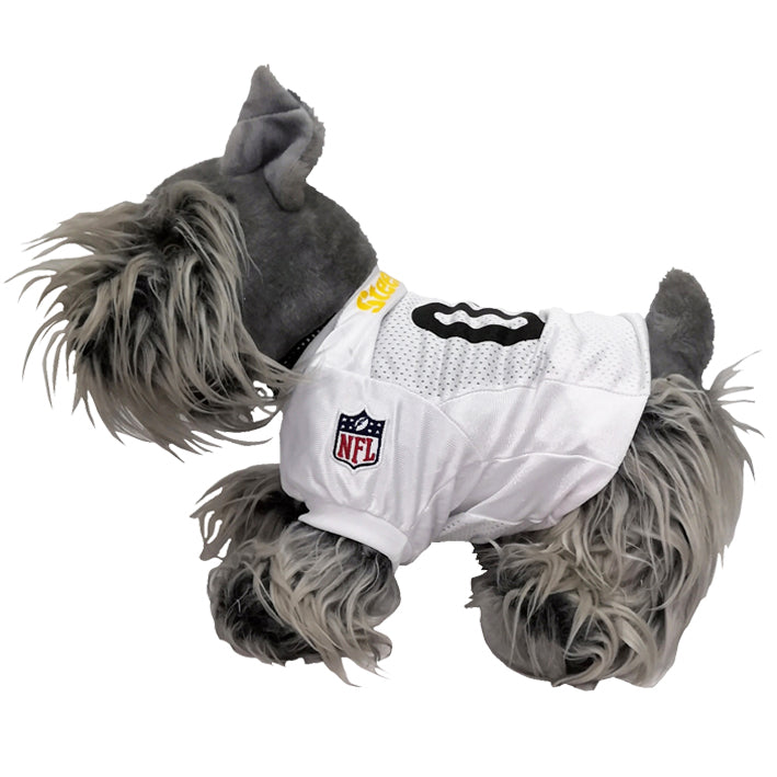 Jersey para Perro Pittsburgh Steelers Pets First Blanco