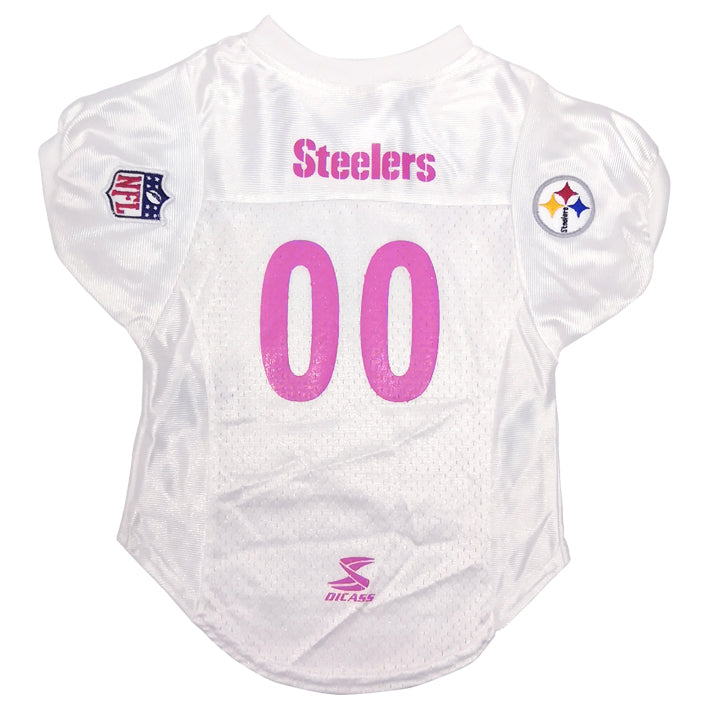 Jersey para Perro Pittsburgh Steelers Pets First Blanco