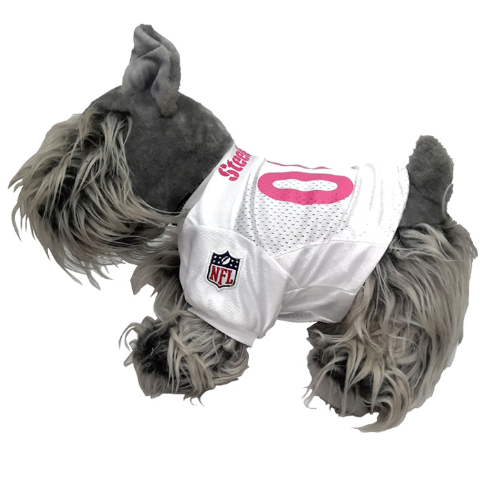 Jersey para Perro Pittsburgh Steelers Pets First Blanco