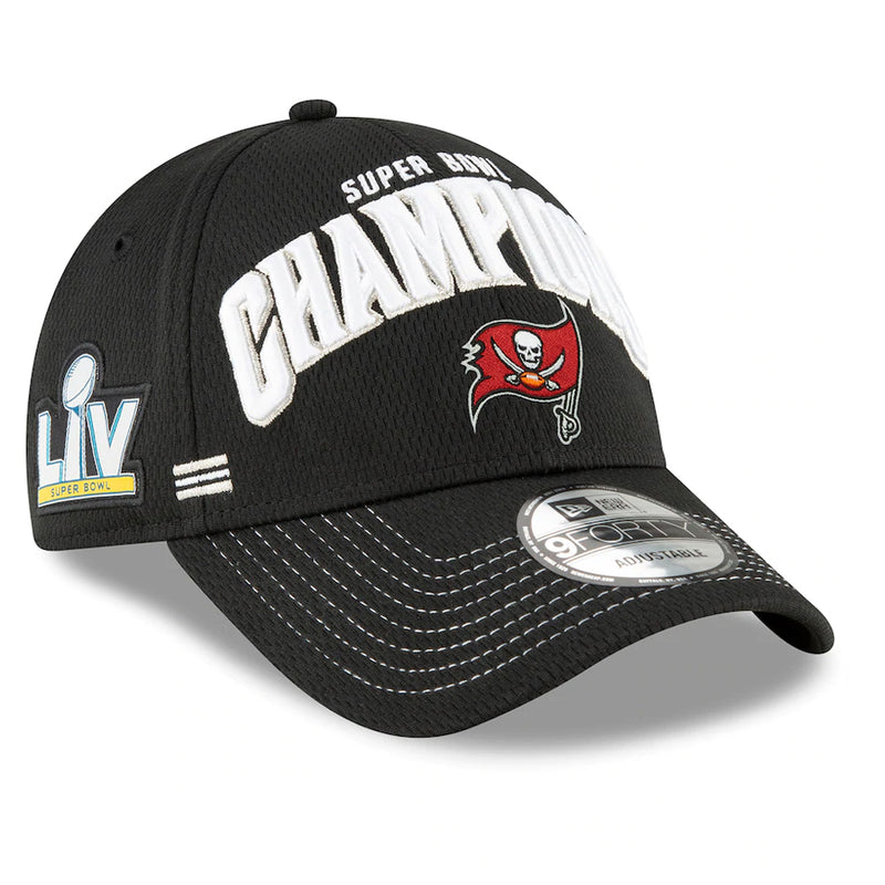 Gorra 9FORTY Tampa Bay Buccaneers Champions Super Bowl LV New Era Negro