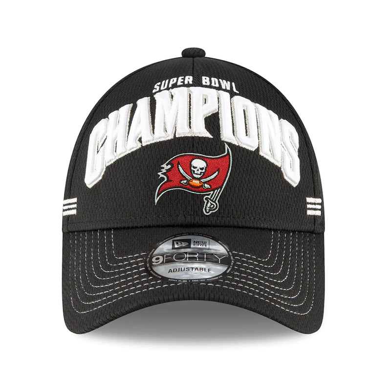 Gorra 9FORTY Tampa Bay Buccaneers Champions Super Bowl LV New Era Negro