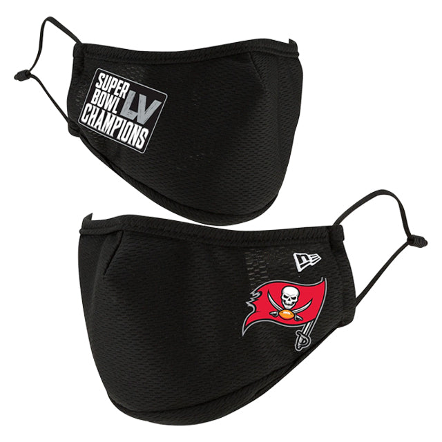 Cubrebocas Tampa Bay Buccaneers Face Mask Super Bowl LV Champs New Era