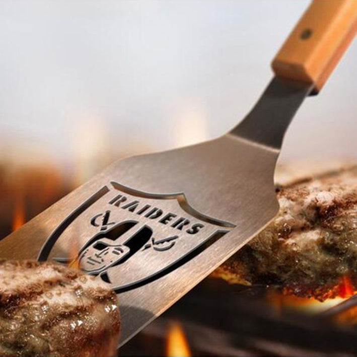 Set para Asado Las Vegas Raiders Piece Bbq Idnabrands