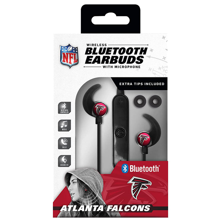 Audífonos Atlanta Falcons Bluetooth Earbuds Azul
