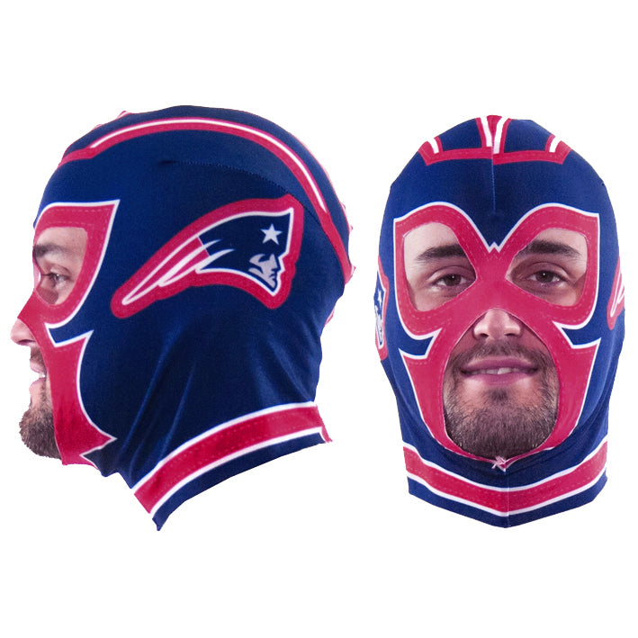 Máscara de Luchador New England Patriots Fan Mask