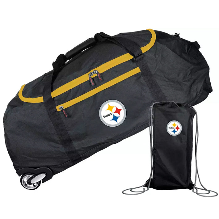 Maleta Duffel Pittsburgh Steelers Collapsible 36