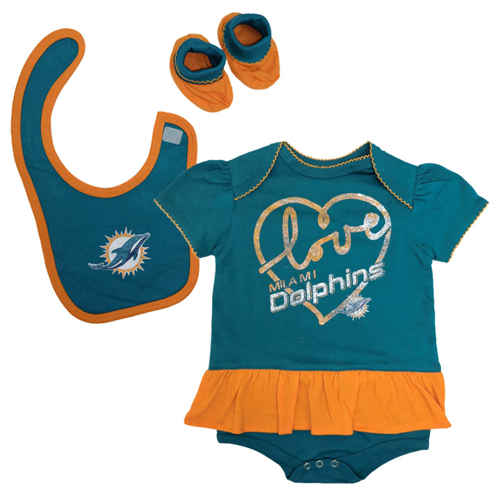 Pañalero Miami Dolphins Set Genuine Stuff