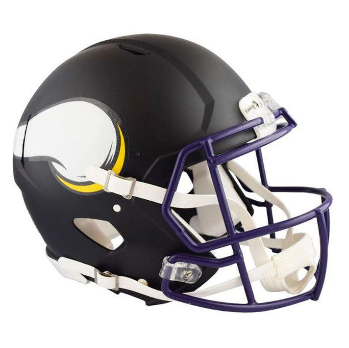 Minicasco Minnesota Vikings Speed Flat Riddell Negro