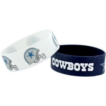 Llavero Dallas Cowboys Wide Bracelets Pack de 2 Aminco