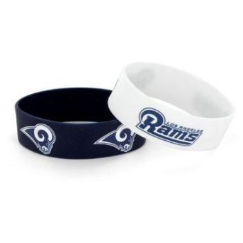 Llavero Los Angeles Rams Wide Bracelets Pack de 2 Aminco