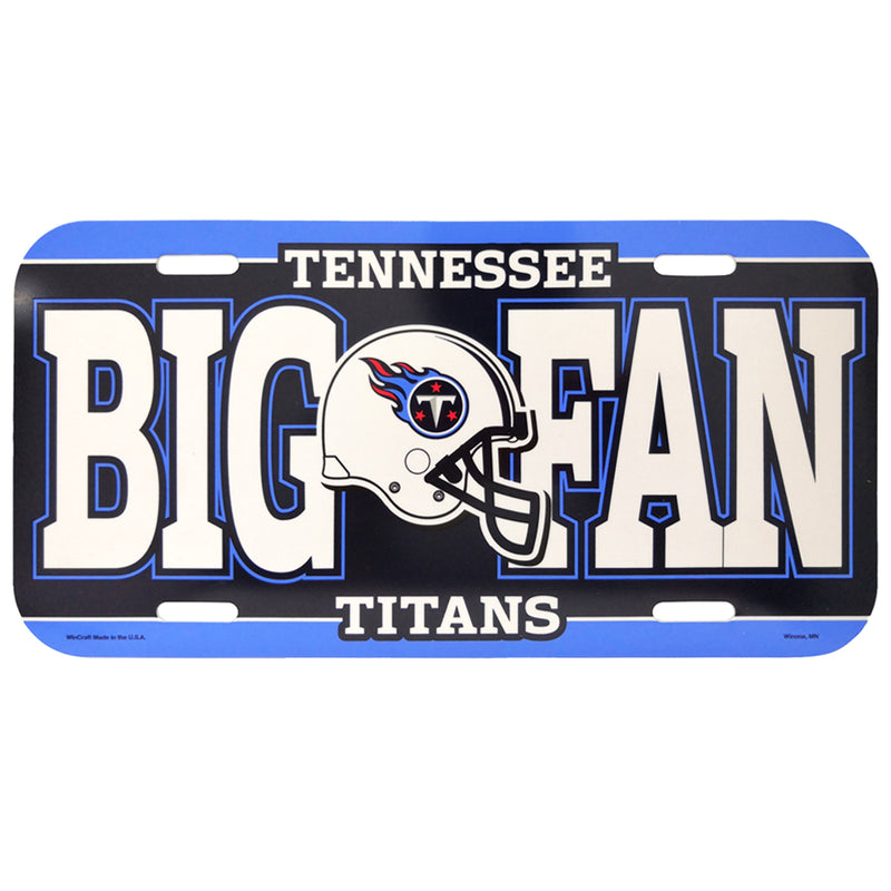 Placa Decorativa Tennessee Titans Big Fan WinCraft