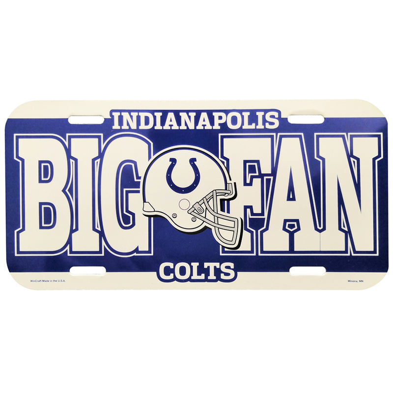 Placa Decorativa Indianapolis Colts Big Fan WinCraft