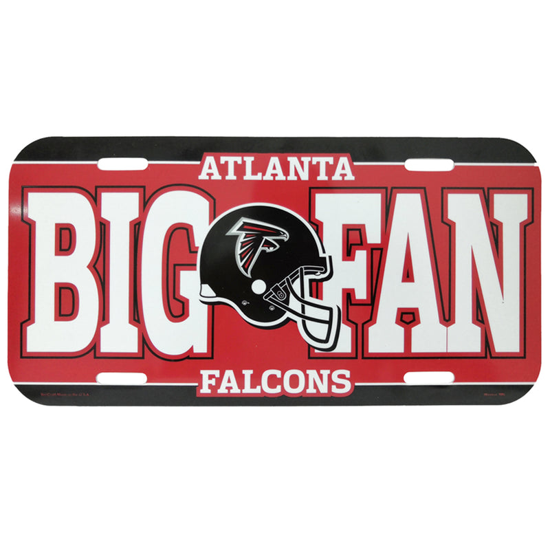 Placa Decorativa Atlanta Falcons Big Fan WinCraft