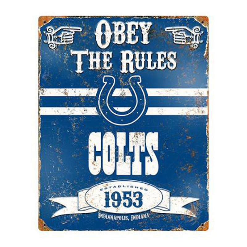 Letrero Metálico Indianapolis Colts The Party Animal