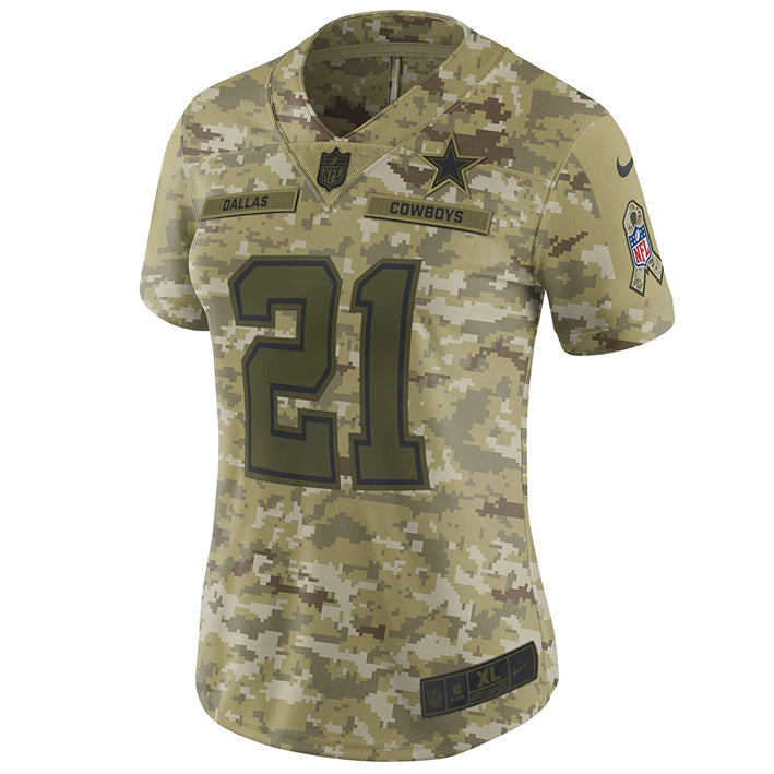 Jersey Dallas Cowboys Limited Salute to Service 2018 Nike Mujer