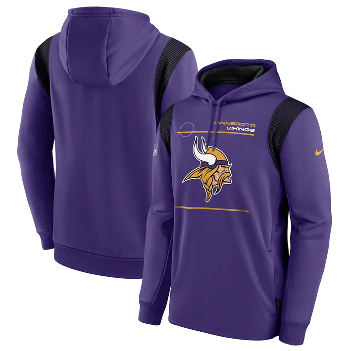Sudadera Minnesota Vikings Logo 043N-9M Sideline Nike Hombre
