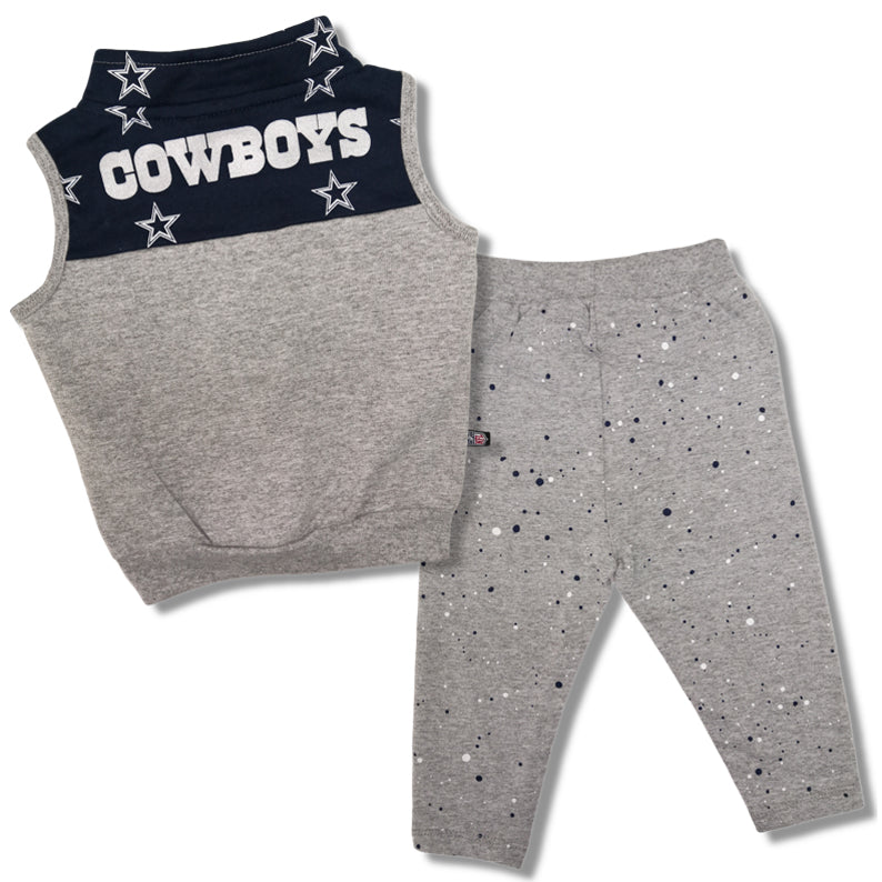 Conjunto Deportivo Dallas Cowboys Set Gilet Bebé