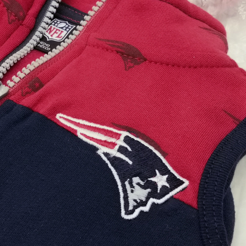 Conjunto Deportivo New England Patriots Set Gilet Bebé