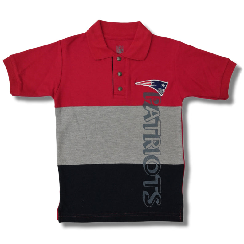 Playera Polo New England Patriots Niño