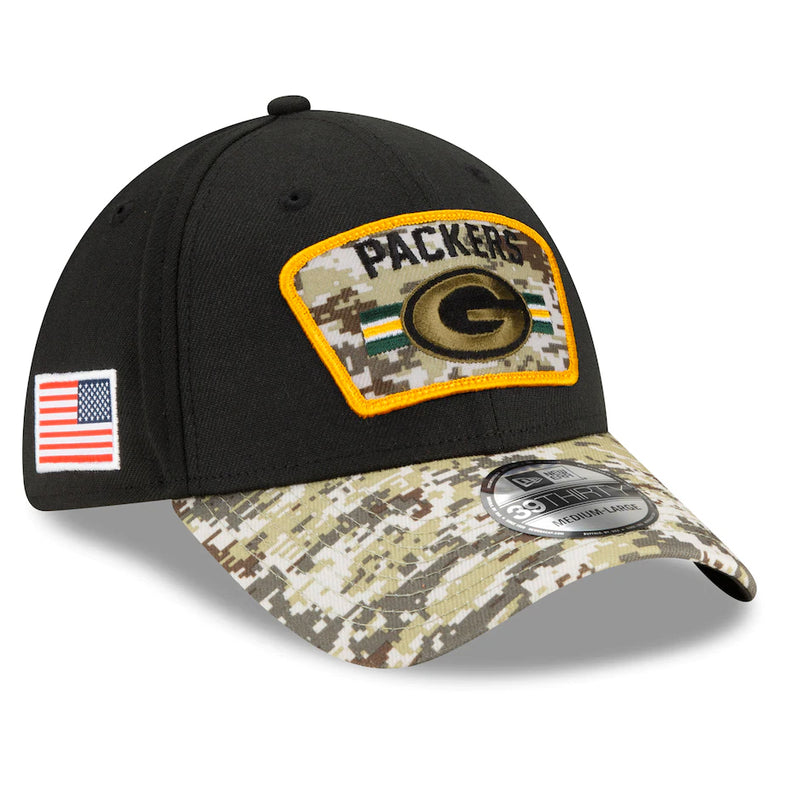 Gorra 39THIRTY Green Bay Packers Salute to Service 2021 New Era
