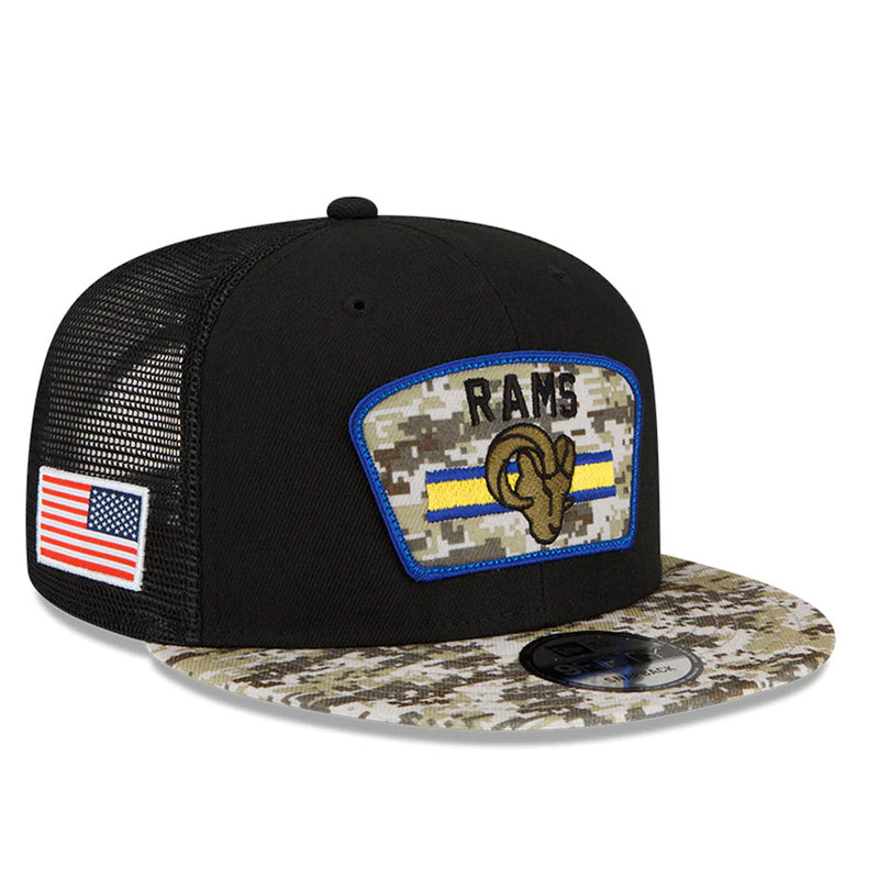 Gorra 9FIFTY Los Angeles Rams Salute to Service 2021 New Era