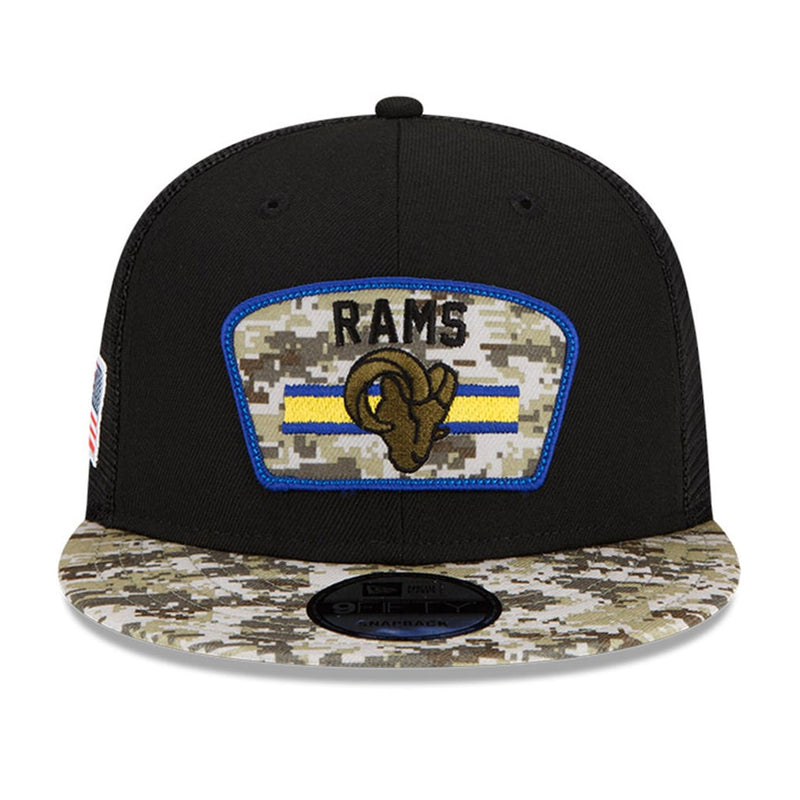Gorra 9FIFTY Los Angeles Rams Salute to Service 2021 New Era