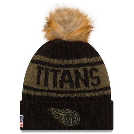 Gorro Beanie Tennessee Titans Salute to Service 2021 New Era Mujer