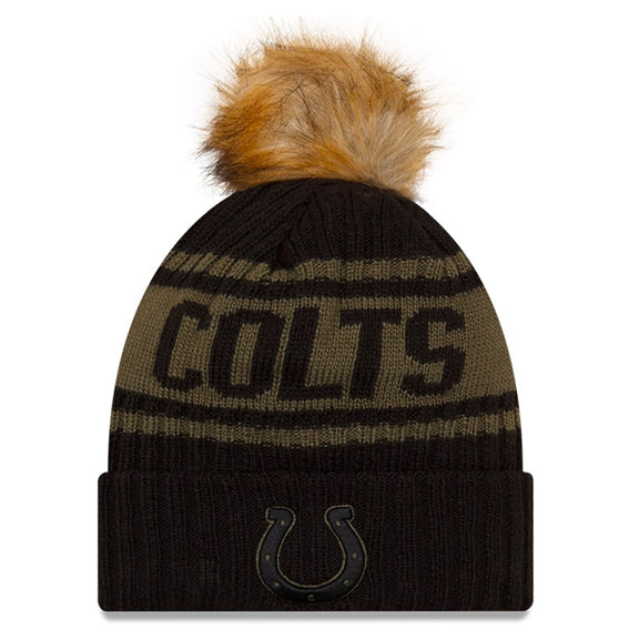 Gorro Beanie Indianapolis Colts Salute to Service 2021 New Era Mujer