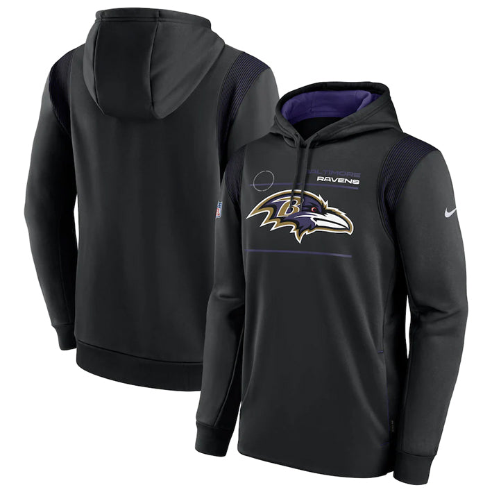 Sudadera Baltimore Ravens Logo Sideline Nike Niño