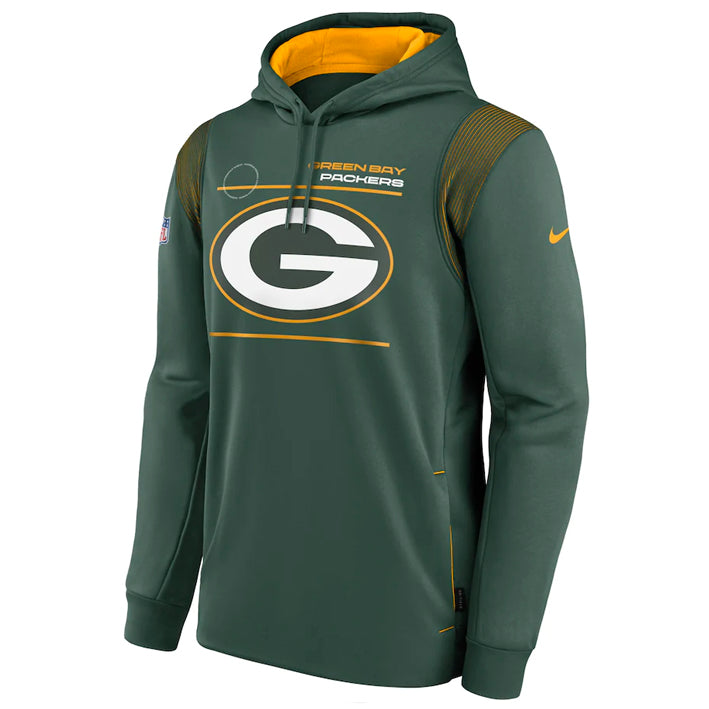 Sudadera Green Bay Packers Logo Sideline Nike Niño