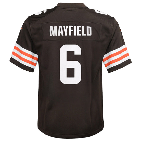 Jersey Cleveland Browns Mayfield Nike Niño Café