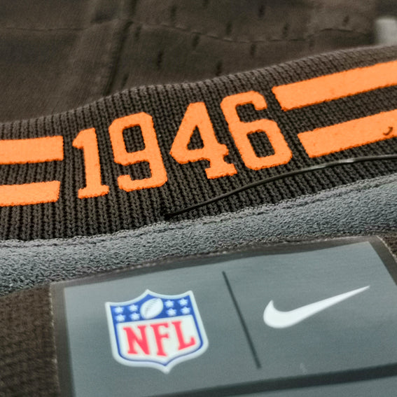Jersey Cleveland Browns Mayfield Nike Niño Café