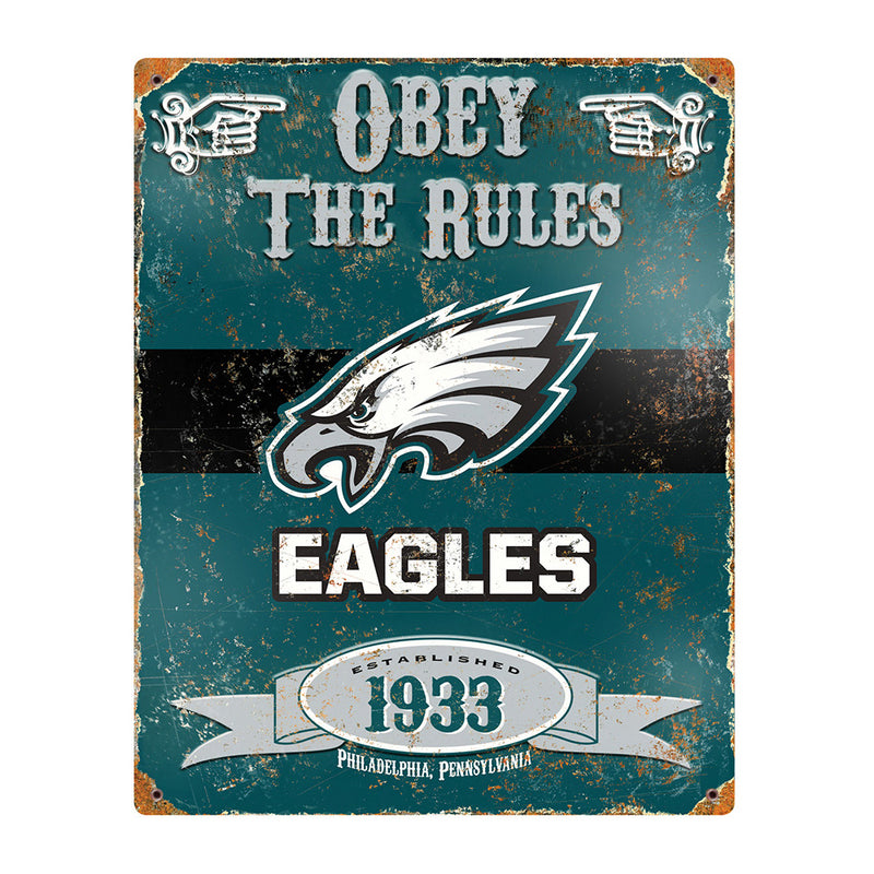Letrero Metálico Philadelphia Eagles The Party Animal