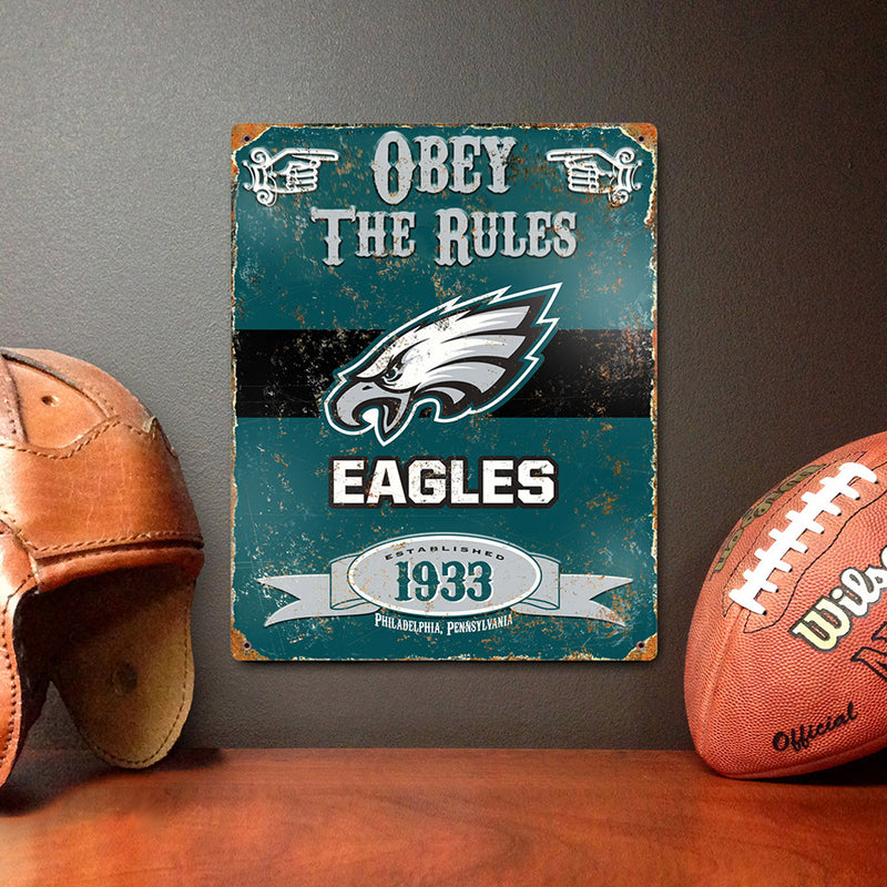 Letrero Metálico Philadelphia Eagles The Party Animal