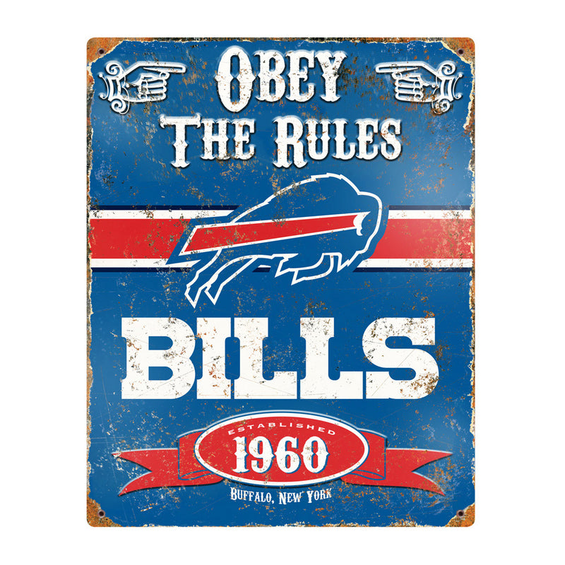 Letrero Metálico Buffalo Bills The Party Animal