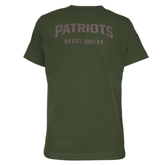 Playera New England Patriots Army Verde Militar