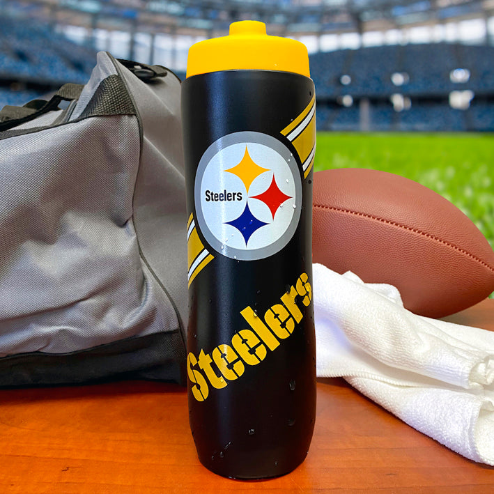 Termo Pittsburgh Steelers Squeezy 34 oz The Party Animal