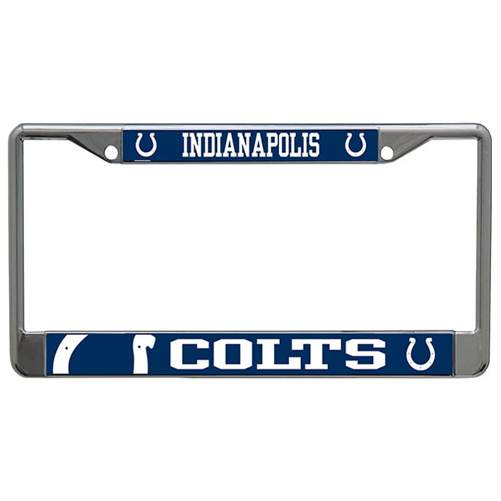 Porta Placas Indianapolis Colts Metálico Gls MEG3 WinCraft