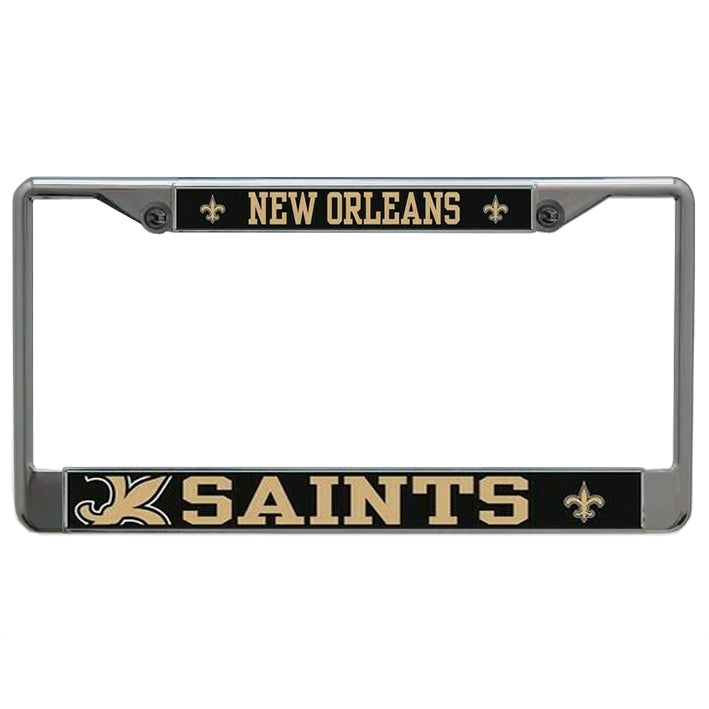 Porta Placas New Orleans Saints Metálico Gls MEG2 WinCraft