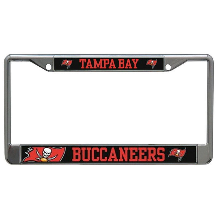 Porta Placas Tampa Bay Buccaneers Metálico Gls MEG2 WinCraft