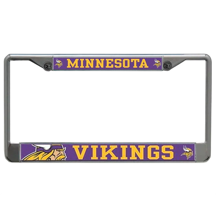 Porta Placas Minnesota Vikings Metálico Gls Meg WinCraft