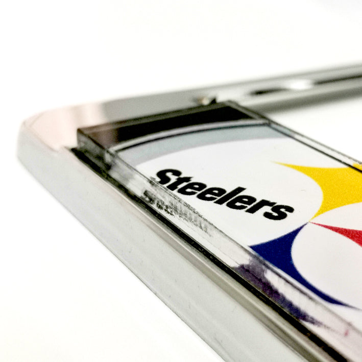 Porta Placas Pittsburgh Steelers Metálico Gls Meg WinCraft