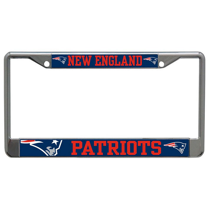 Porta Placas New England Patriots Metálico Gls Meg WinCraft