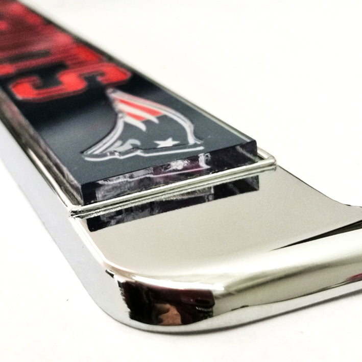 Porta Placas New England Patriots Metálico Gls Meg WinCraft
