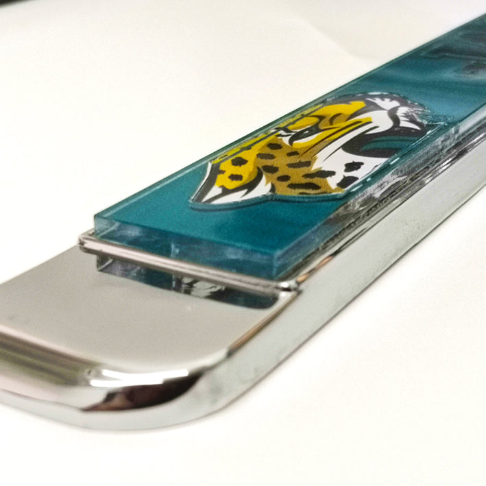 Porta Placas Jacksonville Jaguars Metálico Gls Meg WinCraft