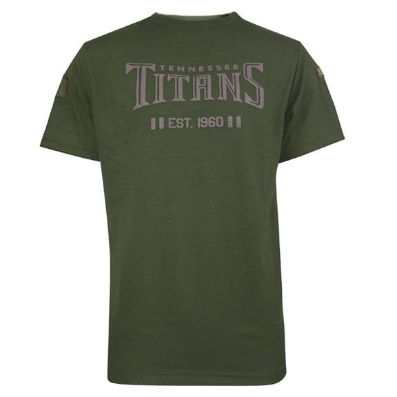 Playera Tennessee Titans Army Verde Militar