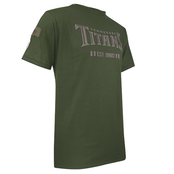 Playera Tennessee Titans Army Verde Militar